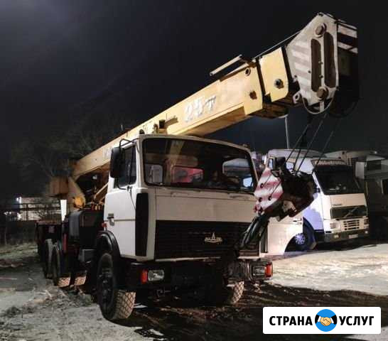 Аренда автокран 25 и 50 т (хозяин) ндс Тамань - изображение 1