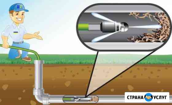 Прочистка, устранение засоров канализации Орёл