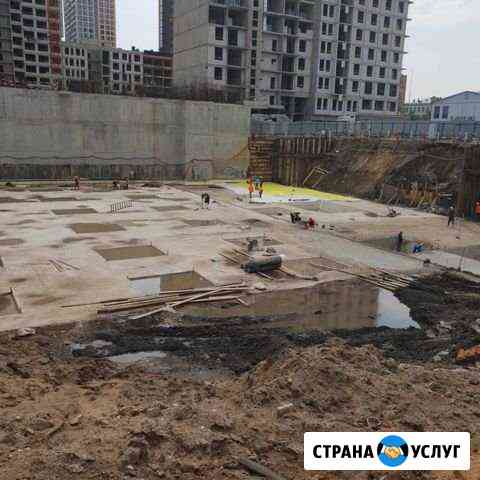 Гидроизоляция фундамента. Гидрошпонка. Штуцера Москва