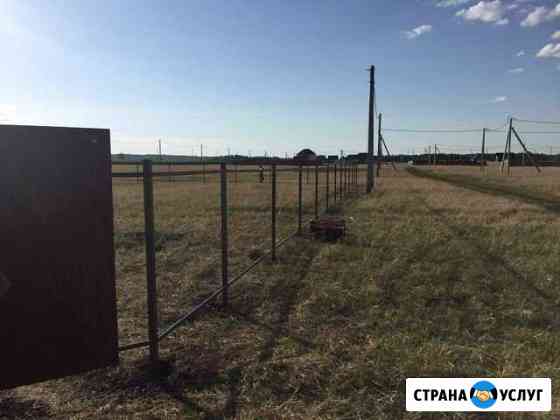Установка забора, калитки, ворота Красноярск