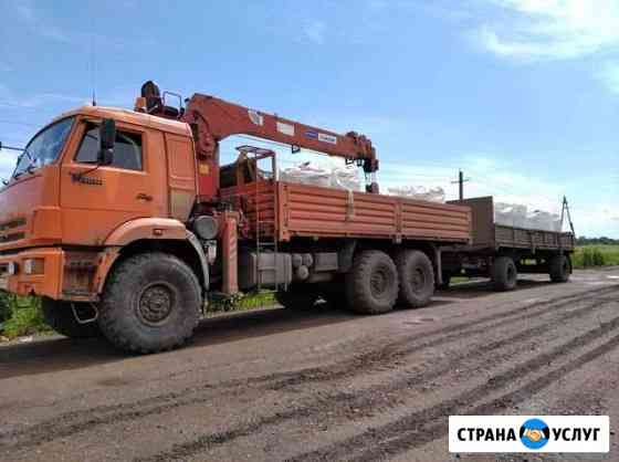 Камаз вездеход манипулятор(7 тонн) Уфа