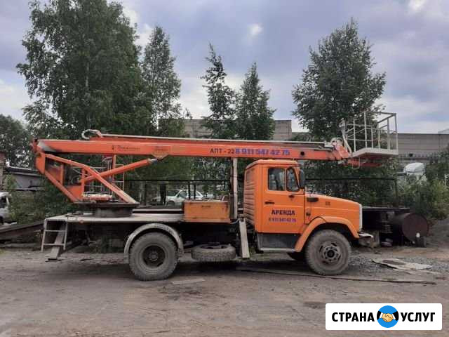 Услуги автовышки телескоп 22 метра Череповец - изображение 1