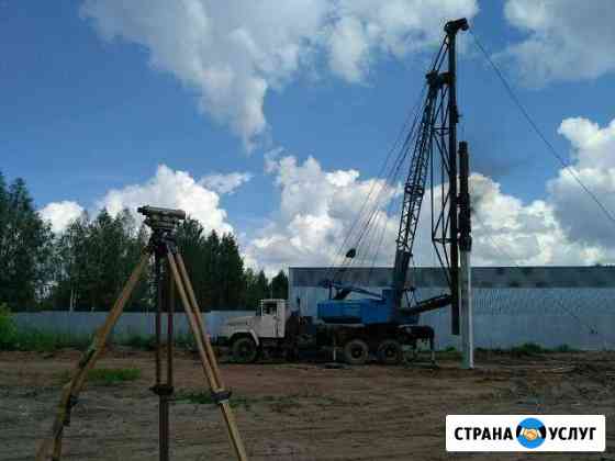 Сваебой, забивка свай, копер, сваебойка Киров