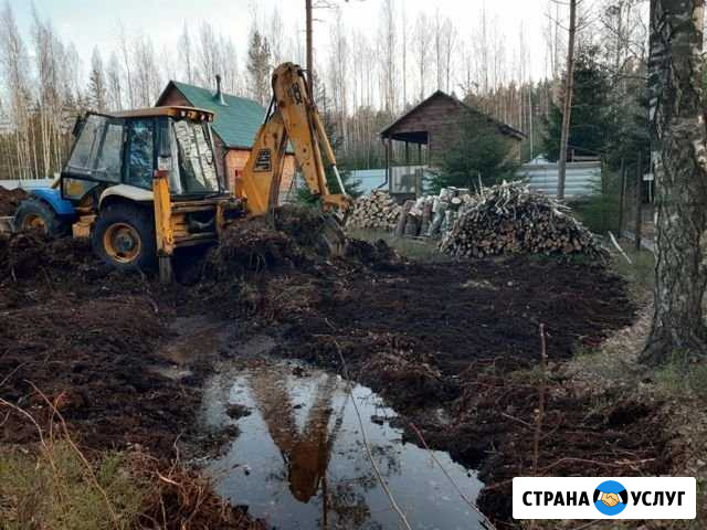 Аренда эксковатора погрузчика 14т.р Рощино - изображение 1