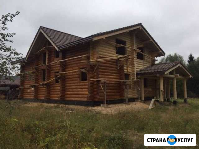 Пескоструйная шлифовка срубов и домов из бруса Санкт-Петербург - изображение 1
