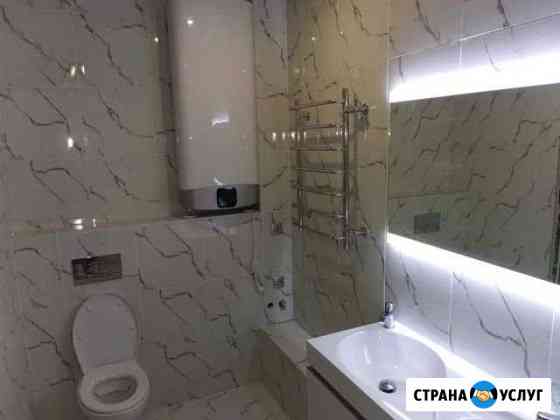 Весь комплекс работ по ремонту санузла под ключ Санкт-Петербург