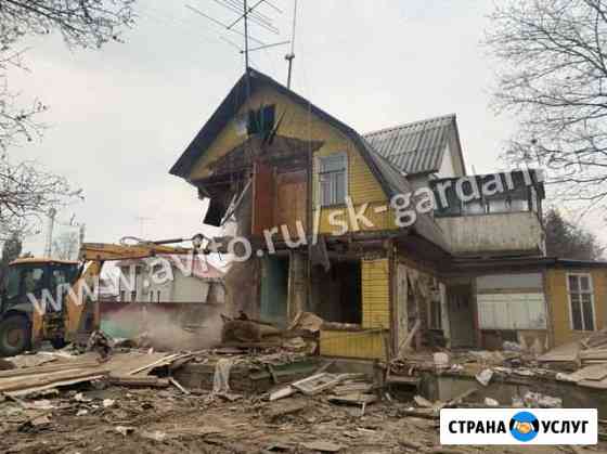 Демонтаж дачных домов Кировск