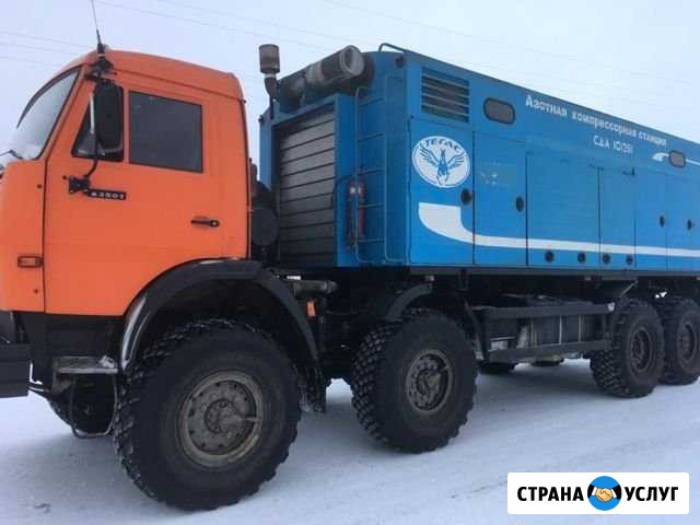 Аренда азотно-компрессорной станции сда 10/251 С95 Муравленко - изображение 1