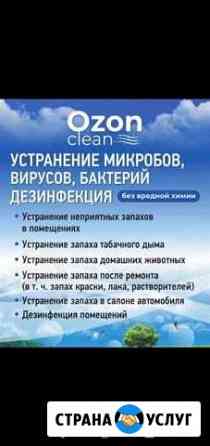 Дезинфекция озоном Устранение запахов Новосибирск