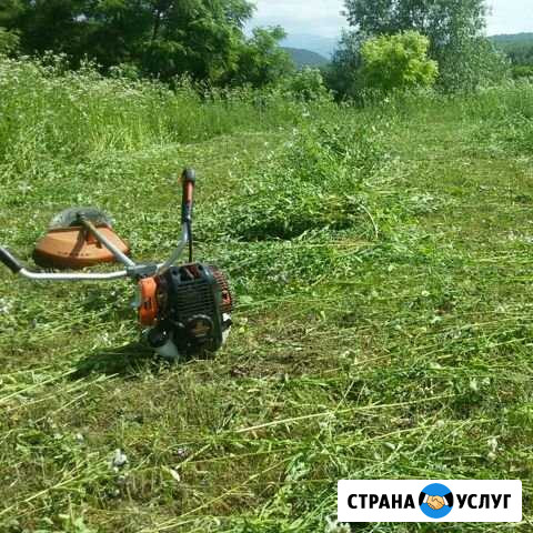 Покос травы в Урус-Мартановском р-не Грозный - изображение 1