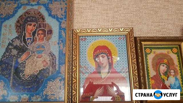 Иконы из страз и бисера Липецк - изображение 1