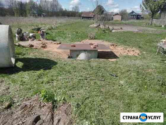 Копка колодцев и септиков под ключ,дренаж Череповец