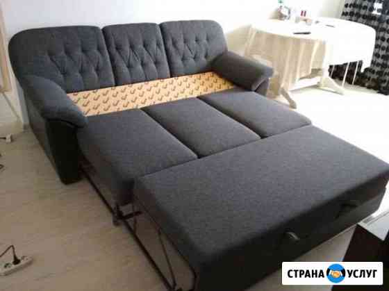 Перетяжка. Ремонт мягкой мебели на дому Екатеринбург