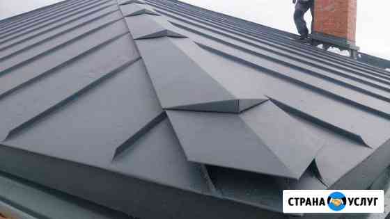 Монтаж кровли фальцев ой, мягкой и других видов Обнинск
