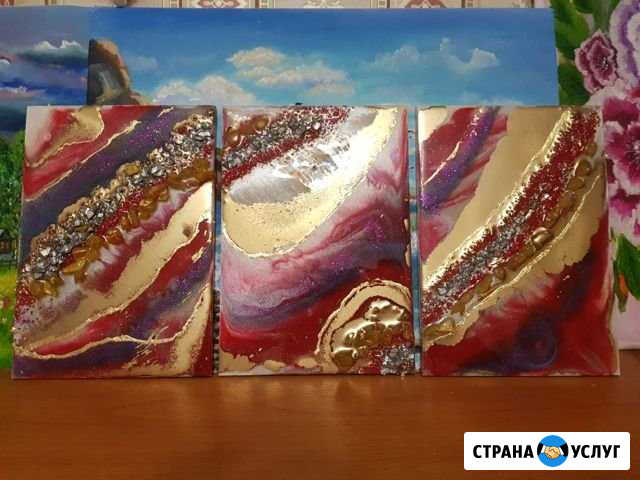 Картины из эпоксидной смолы Братск - изображение 1