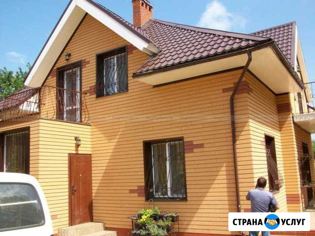 Монтаж сайдинг, фасадные панели, блок- хаус, софит Кинешма - изображение 1