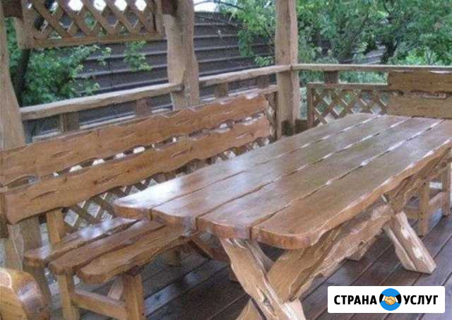 Производство мебели из сосны, вяза и дуба. Стол из Самара - изображение 1