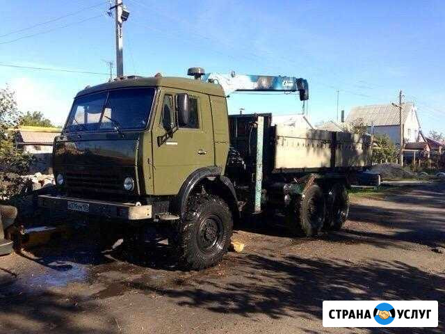 Камаз с краном Молочное - изображение 1
