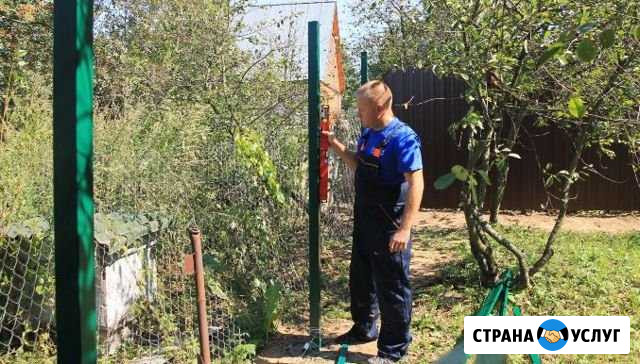 Установка столбов для забора за 1 день Казань - изображение 1