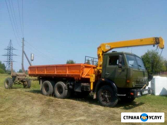 Кран-манипулятор камаз до 3тонн,самосвал сельхозни Глазов - изображение 1