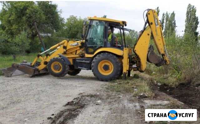 Экскаватор погрузчик JCB гидромолот в аренду Новочеркасск - изображение 1