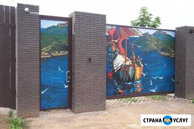 Откатные ворота ЛМС - изображение 1