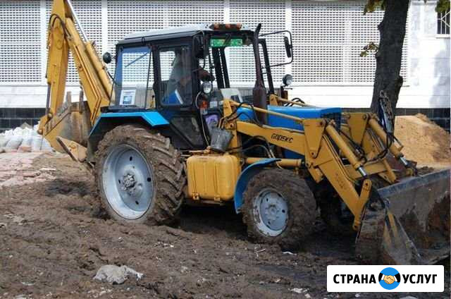 Услуги экскаватора погрузчика мтз Сарапул - изображение 1