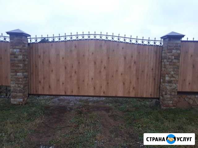 Откатные ворота распашные, подъемно секционные Ижевск - изображение 1