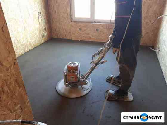 Стяжка полусухая механизированная со шлифованием Октябрьский
