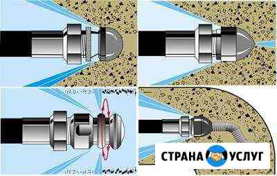 Чистка (прочистка) канализационных - труб, сливов Абинск