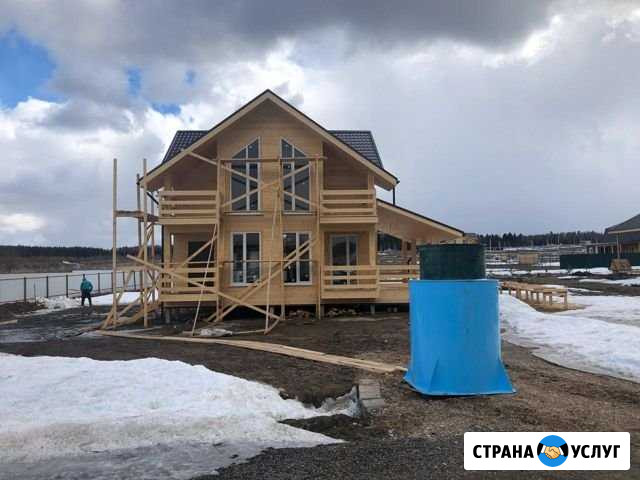 Строительство домов и бань из бруса и каркаса Москва - изображение 1