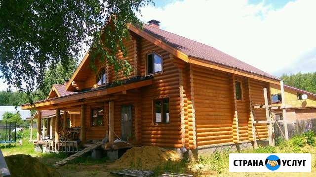 Шлифовка герметизация покраска срубов Чехов - изображение 1