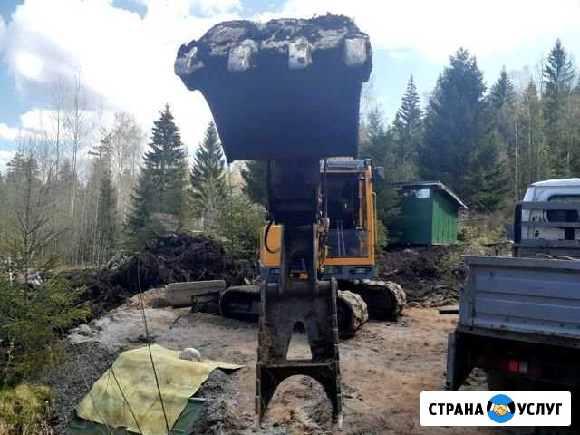 Услуги мини-экскаватора с гидравлическим захватом Сосново - изображение 1