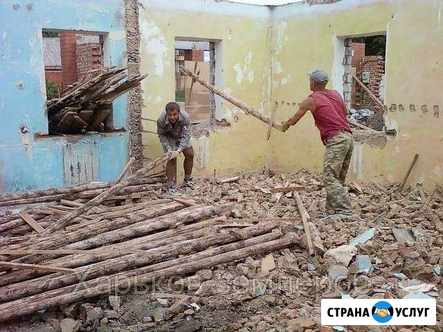 Демонтажные работы, расчистка участка, спил деревь Анапа - изображение 1