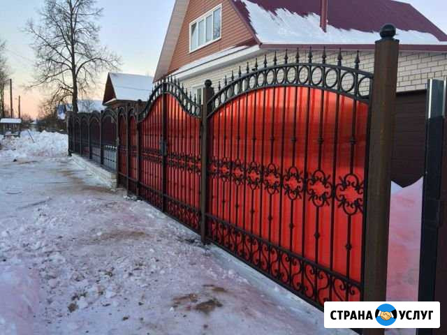 Монтаж заборов Мелиховская - изображение 1