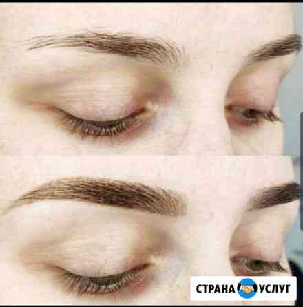 Коррекция бровей, микроблейдинг,пудровые брови Москва