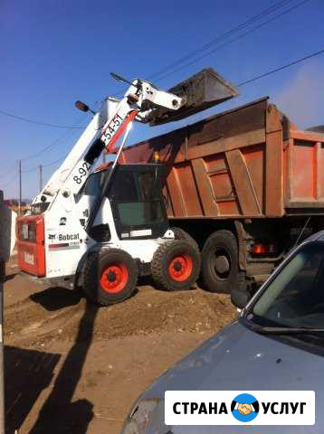 Услуги погрузчика Bobcat (бобкат, бобкэт, бобкет) Абакан - изображение 1