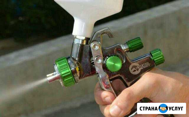 Покраска ворот дверей перил оград Буйнакск - изображение 1