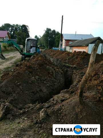Услуги миниэкскаватора Моргауши - изображение 1