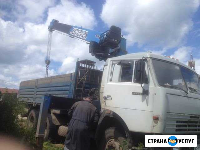 Кран-манипулятор 7 тон борт 8тон Домодедово - изображение 1