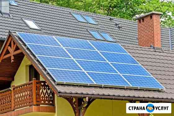 Солнечные батареи, солнечные панели, установка Астрахань