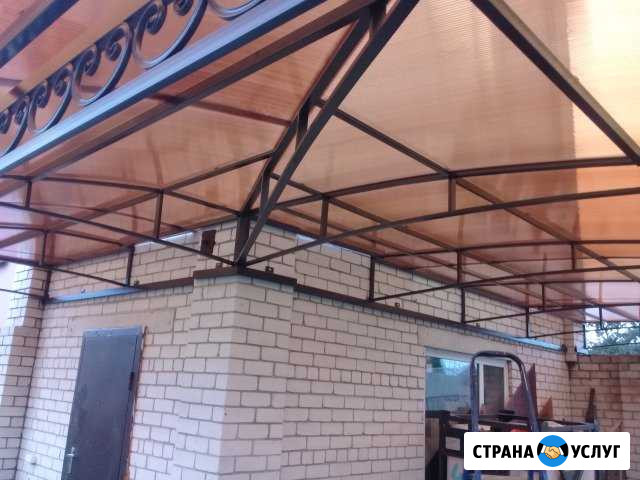 Навесы из поликарбоната Рамонь - изображение 1