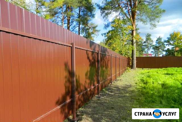 Забор из профнастила Нижнекамск - изображение 1