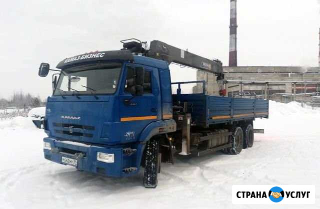 Кму Кран-манипулятор камаз перевозка срубов,бруса Ухта - изображение 1