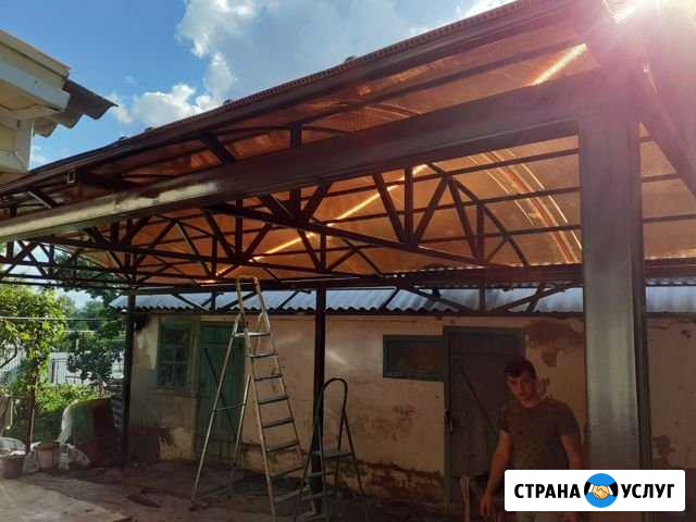 Установка Заборов, Изготовление и установка Навесо Россошь - изображение 1