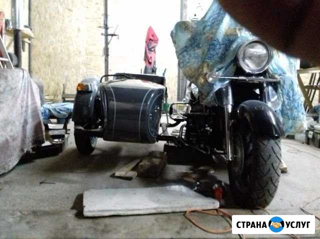 Установка бокового прицепа (коляски) на мотоцикл Подольск - изображение 1