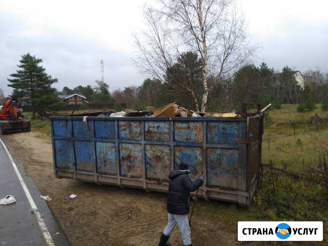 Пухто-вывоз мусора.Аренда спецтехники.Песок щебе Волхов - изображение 1
