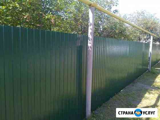 Заборы, ворота, лестницы, веранды, крыши. Сварка Старотимошкино