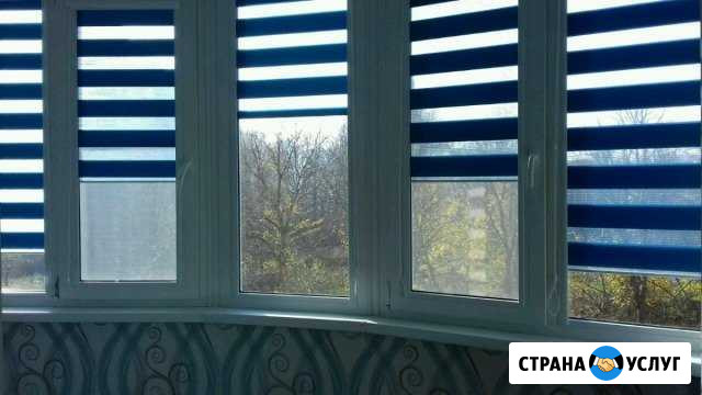 Жалюзи,кассетные, рулонные шторы зебра Краснодар - изображение 1