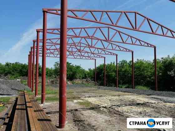 Строительство ангаров крытых токов складов Белогорск
